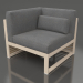 3d model Modular sofa, section 6 left, high back (Sand) - preview