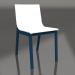 modèle 3D Chaise de salle à manger modèle 4 (gris bleu) - preview