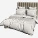 3d model BOSTON bed QUEEN SIZE (202,003-F01) - preview