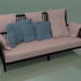 3D Modell Sofa (03, Schwarz) - Vorschau