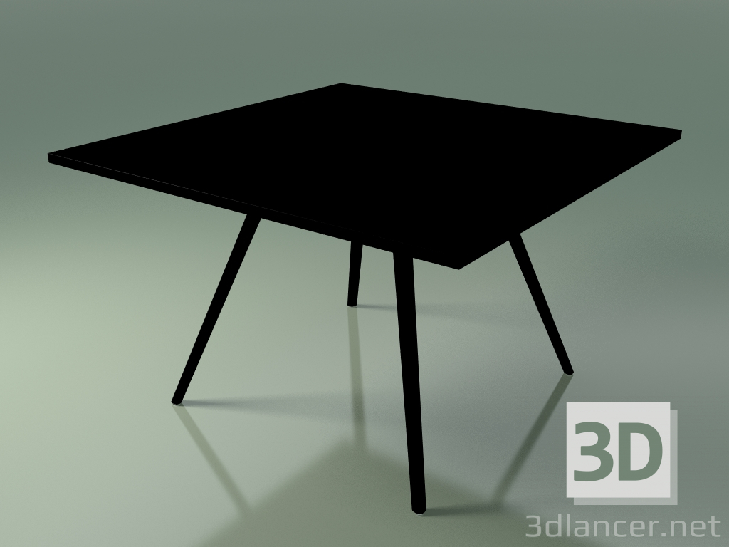 modello 3D Tavolo quadrato 5405 (H 74 - 119x119 cm, melamina N02, V39) - anteprima