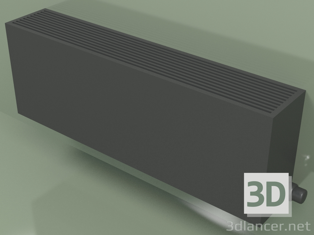 3D Modell Konvektor - Aura Slim Basic (350 x 1000 x 180, RAL 9005) - Vorschau