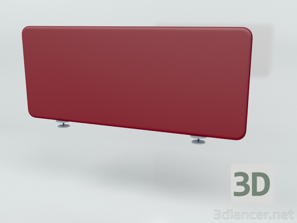 modello 3D Schermo acustico Desk Bench Sonic ZUS52 (1190x500) - anteprima
