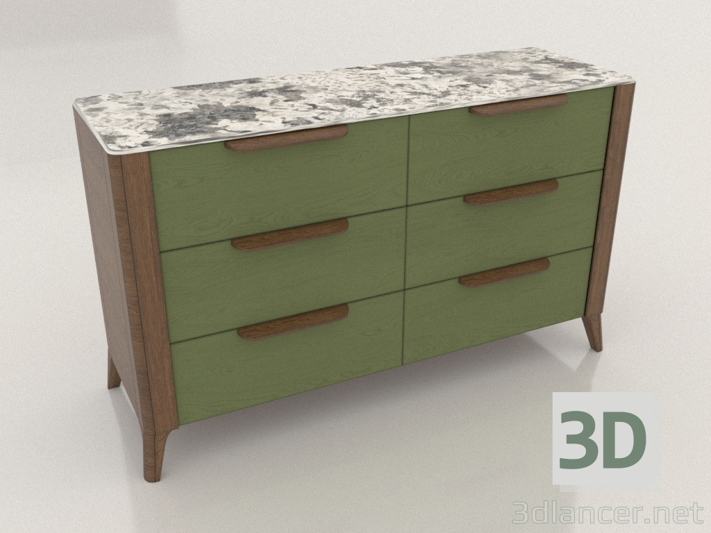 3d model Dresser (Arabesque) - preview