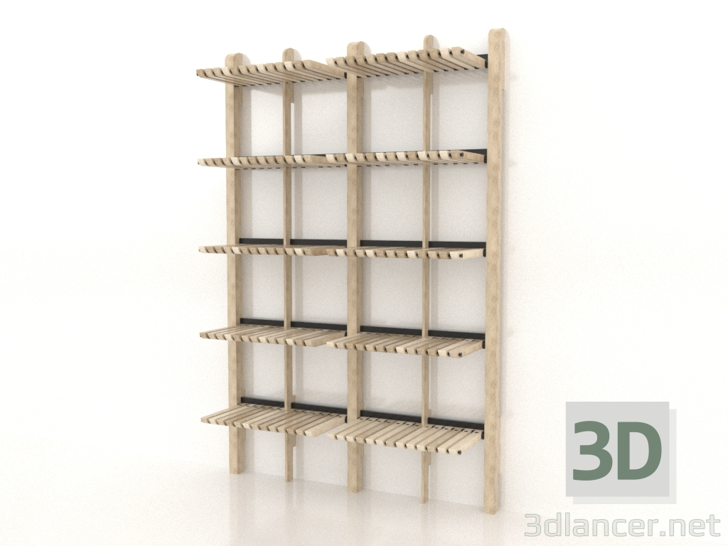 modèle 3D Rack 1500 (option 2) - preview