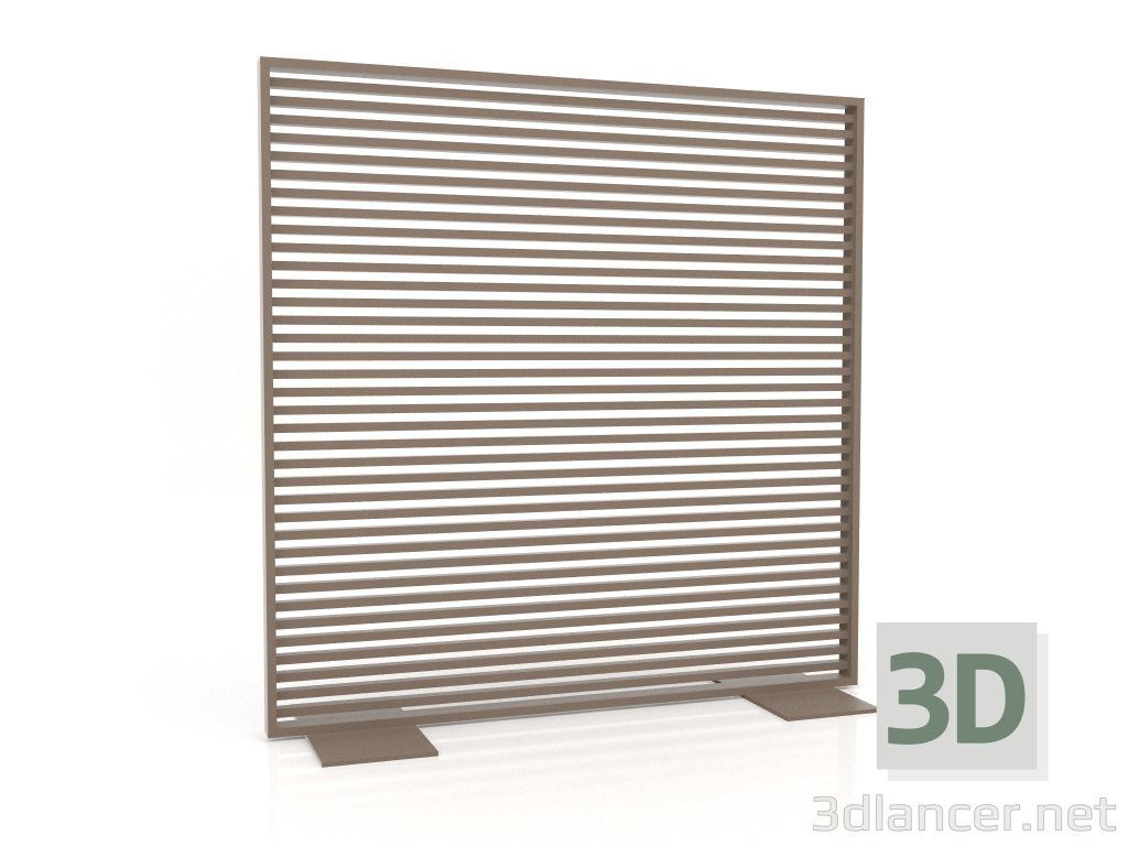 3d model Aluminum partition 150x150 (Bronze) - preview