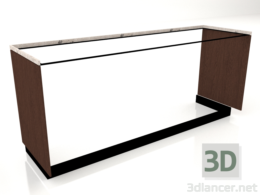 modèle 3D Ilot V2 (mur) sur cadre 60 6 - preview