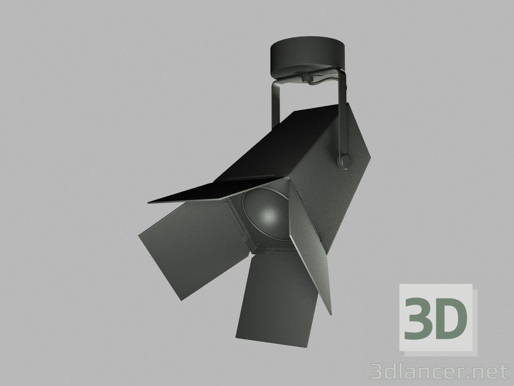 modello 3D Foto piccola Plafoniera soffitto - anteprima
