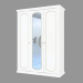 modèle 3D Affaire 3 portes avec un miroir (1695х2330х647) - preview