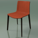 3D Modell Stuhl 0329 (4 Holzbeine, mit Polsterung vorne, Wenge) - Vorschau