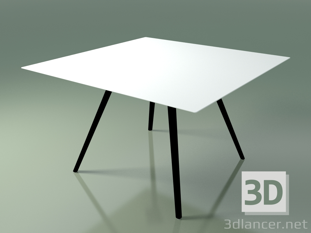 modello 3D Tavolo quadrato 5416 (H 74 - 119x119 cm, HPL H02, V39) - anteprima