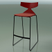 3d model Stackable Bar Stool 3713 (with cushion, Red, V39) - preview