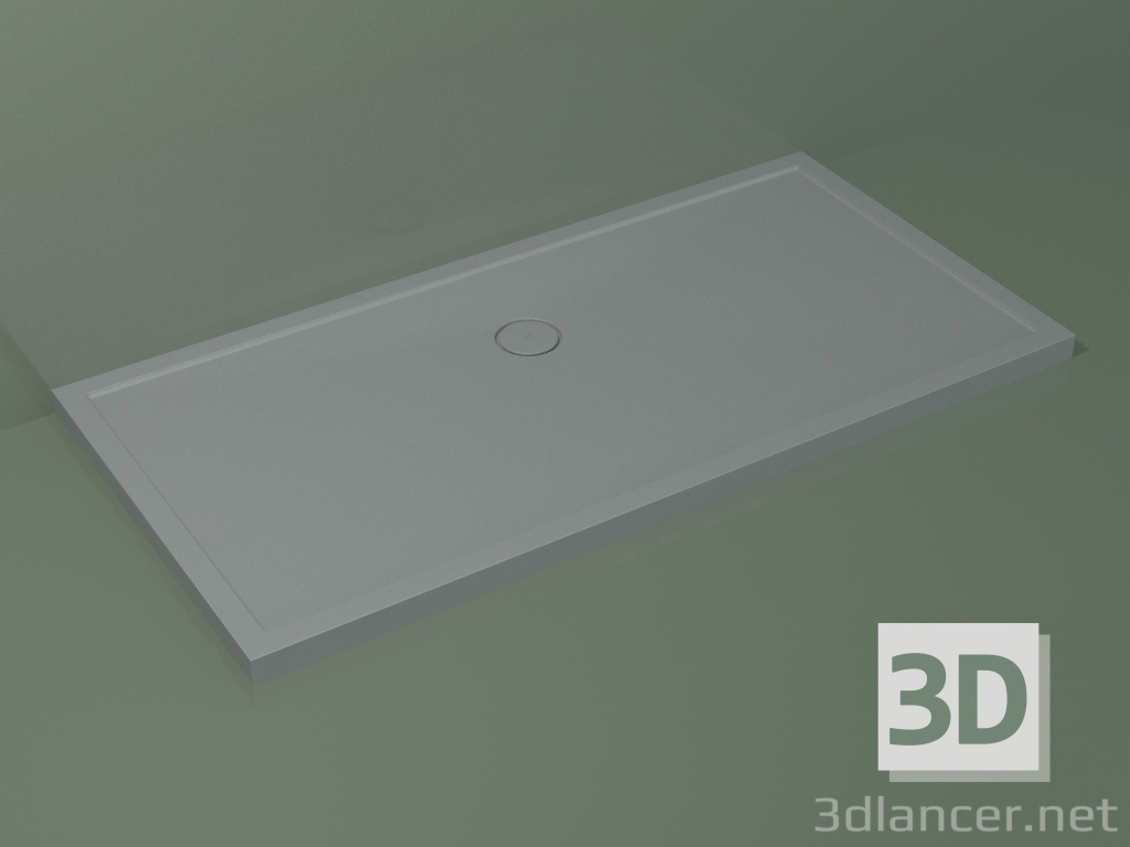 modello 3D Piatto doccia Medio (30UM0134, Silver Grey C35, 180x90 cm) - anteprima