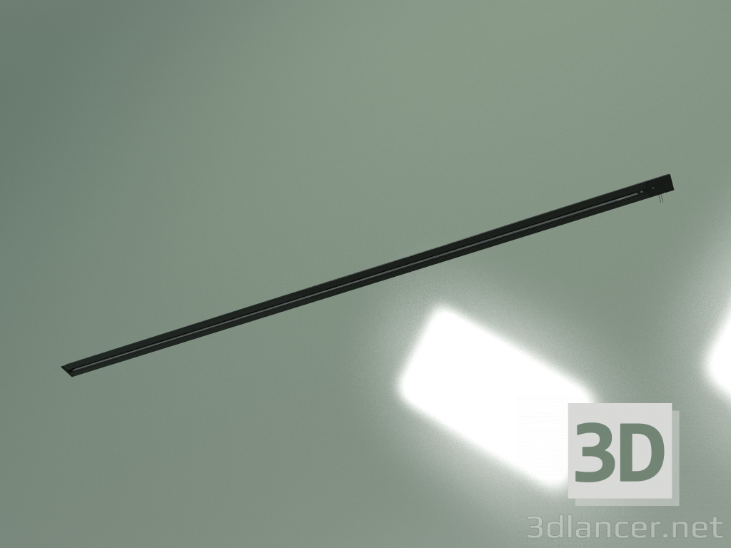 3d model Busbar 1-phase TRLM-1-200-BK 200 cm (black) - preview