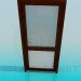 3d model Door with frosted glass - preview