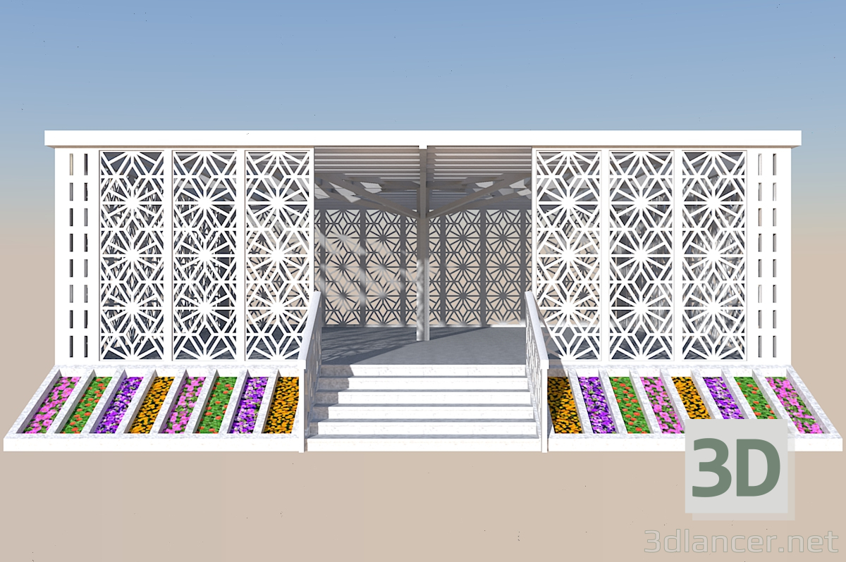 3d модель Альтанка – превью