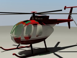 Helicóptero multiuso defensor de McDonnell Douglas MD-500