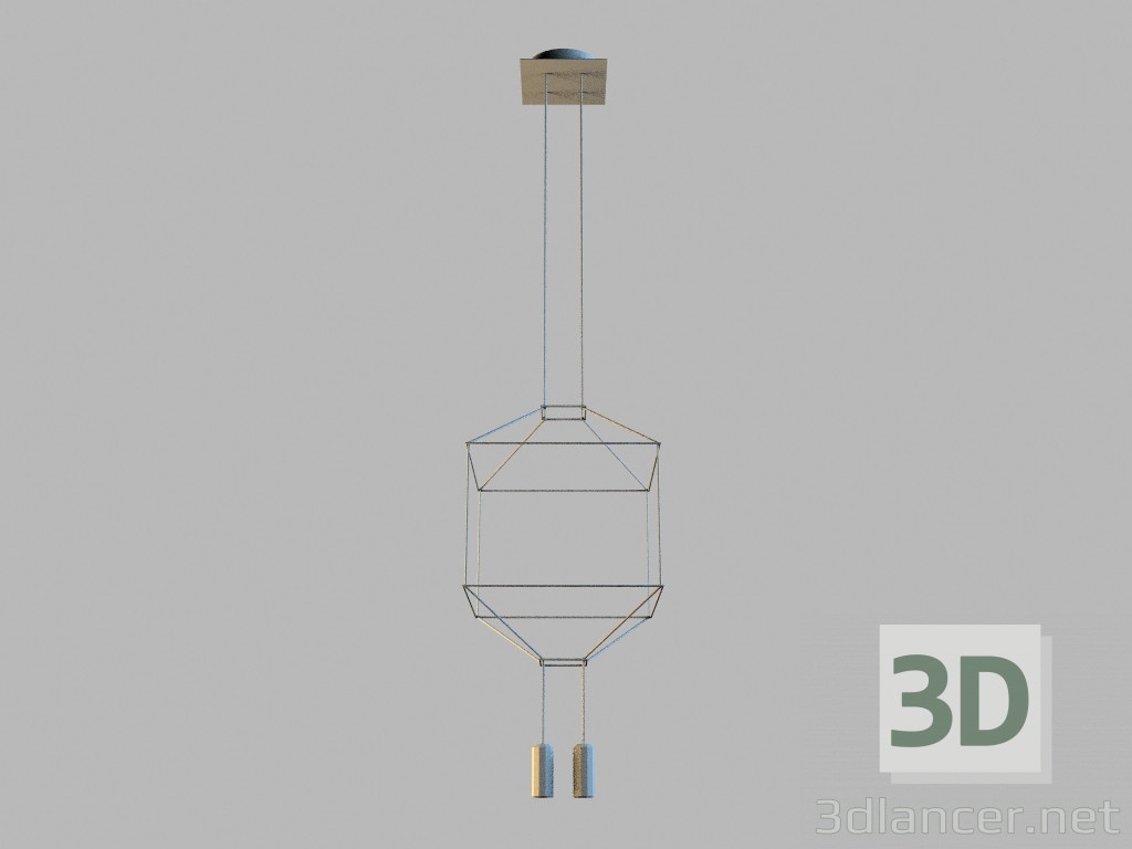 3d model 0312 hanging lamp - preview