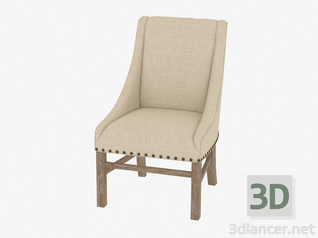 3d model Dining chair with armrests NEW TRESTLE CHAIR (8826.0002.A015.A) - preview