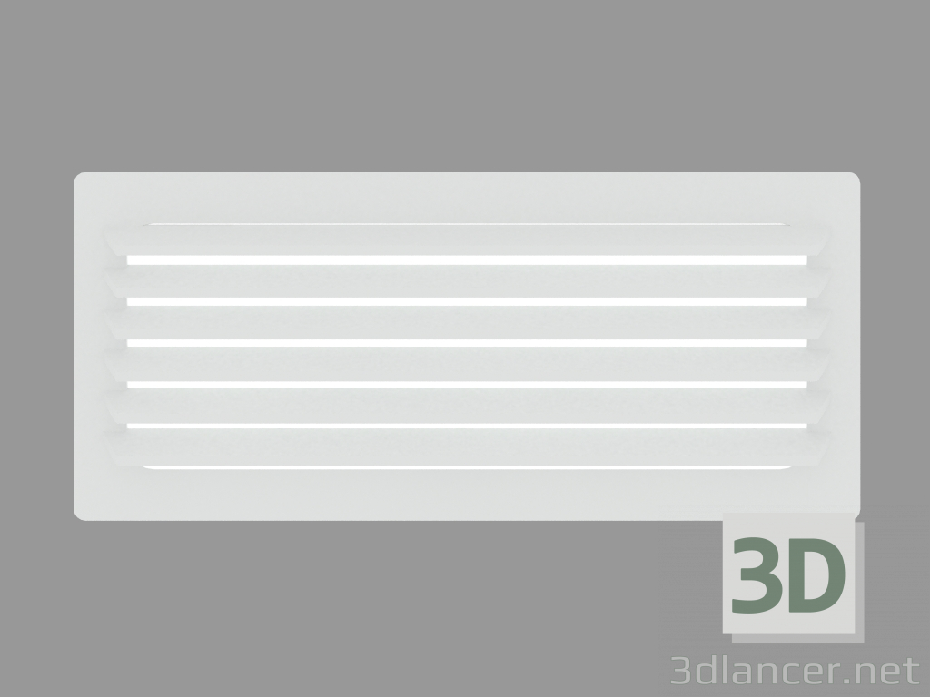 modello 3D La lampada integrata nel muro BRIQUE RETTANGOLARE (S4509) - anteprima