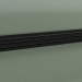 3d model Horizontal radiator RETTA (4 sections 1500 mm 60x30, black matt) - preview