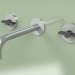 3d model Wall set of 2 separate mixers with spout (19 10 V, AS-ON) - preview