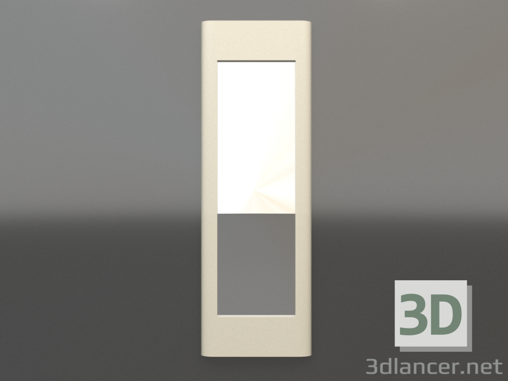 3D Modell Spiegel ZL 02 (500x1500, milchig) - Vorschau
