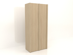 Wardrobe MW 05 wood (1260x667x2818, wood white)