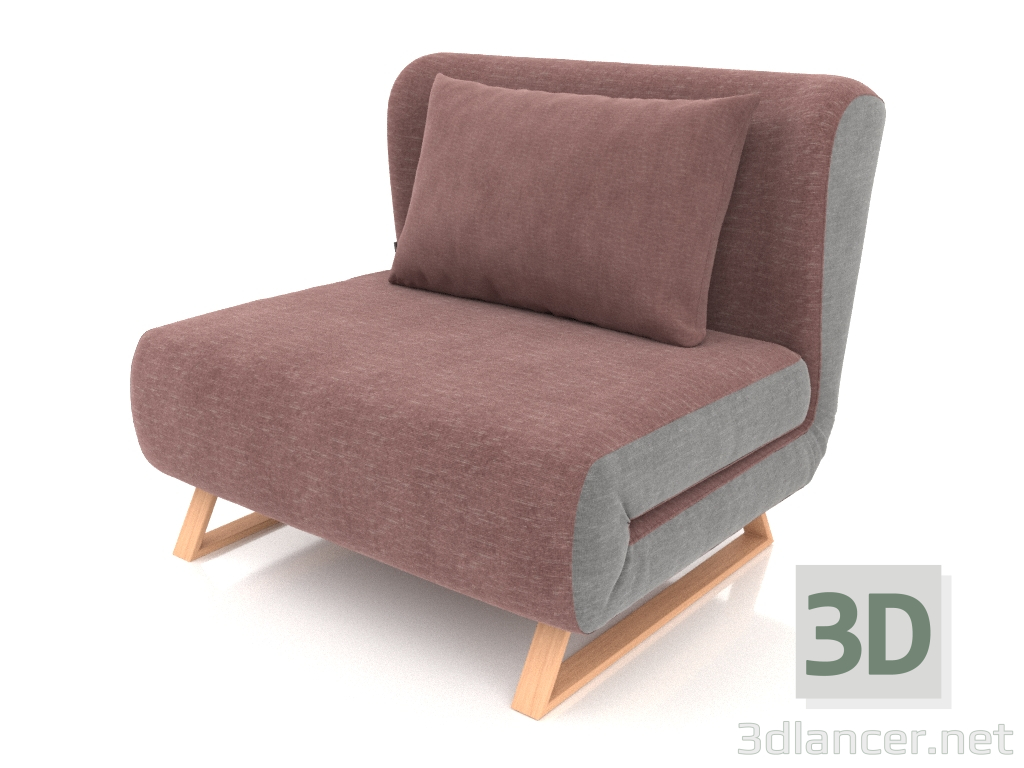 3d model Armchair-bed Rosy 6 - preview