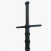 modello 3D di spada da cavaliere comprare - rendering