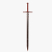 modèle 3D de chevalier épée acheter - rendu