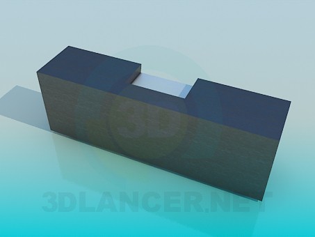 3d model Cabinet for home theater - preview 3d model Cabinet for home theater - preview