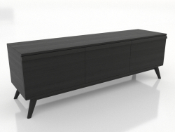 TV dolabı 1500 mm (siyah RAL 9005)