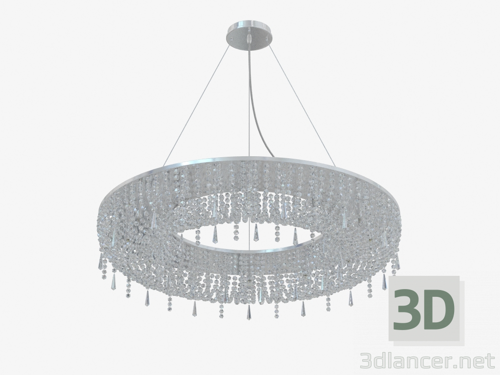 modello 3D Soffitto illuminazione sospesa (C110230 12) - anteprima