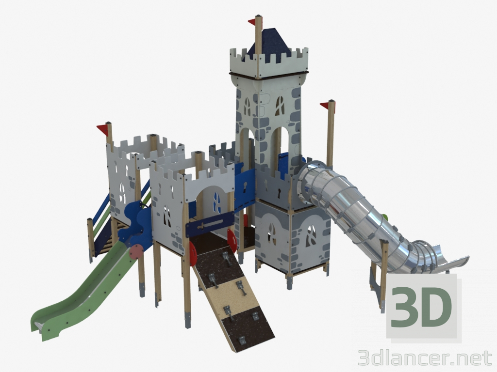 Modelo 3d Complexo de jogos para crianças Citadel (5509) - preview