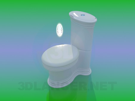 modelo 3D WC - escuchar modelo 3D WC - escuchar