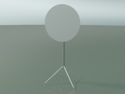 Стіл круглий 5716, 5733 (H 105 - Ø59 cm, cложенний, White, LU1)