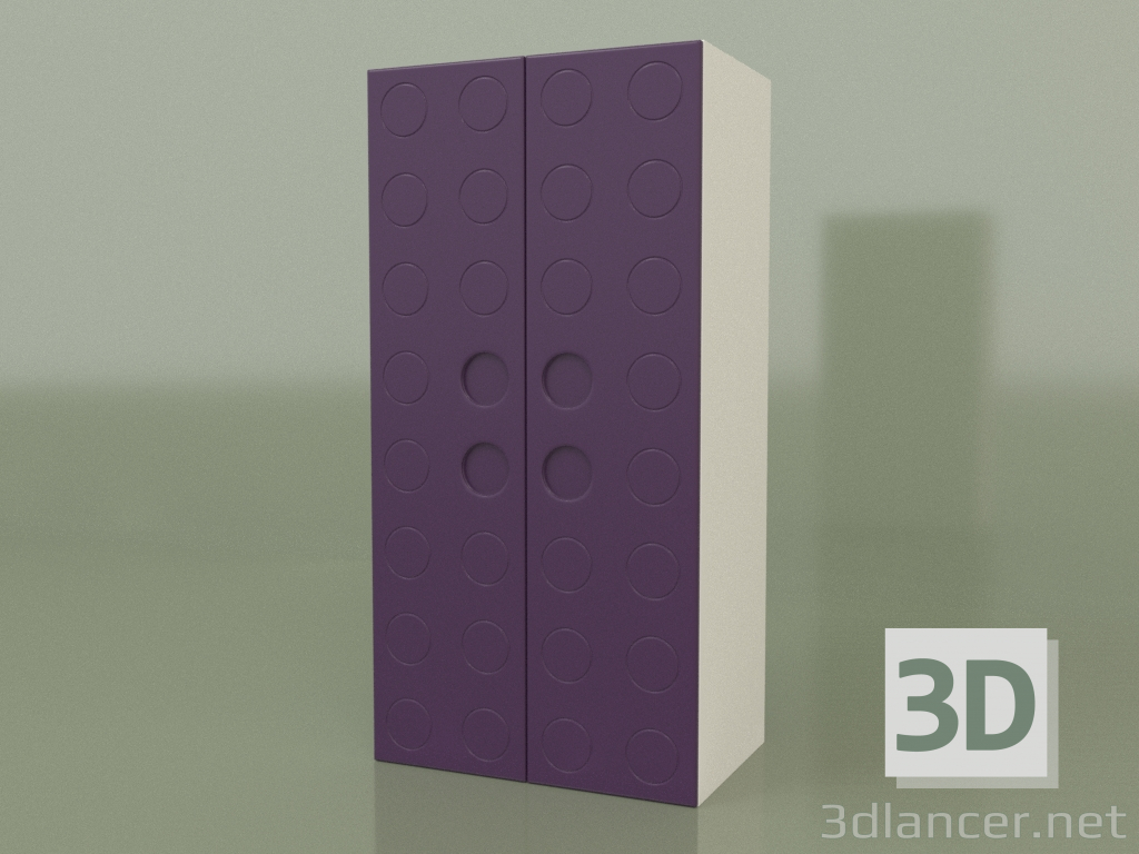 3D Modell Doppelkleiderschrank (Ametist) - Vorschau