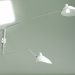 modello 3D Lampada da parete Sconce Mouille 2 luci 2 (bianco) - anteprima