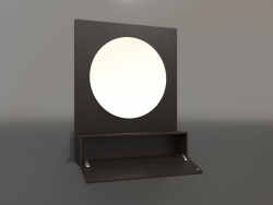 Espejo (con cajón abierto) ZL 15 (802x200x1000, marrón madera oscuro)