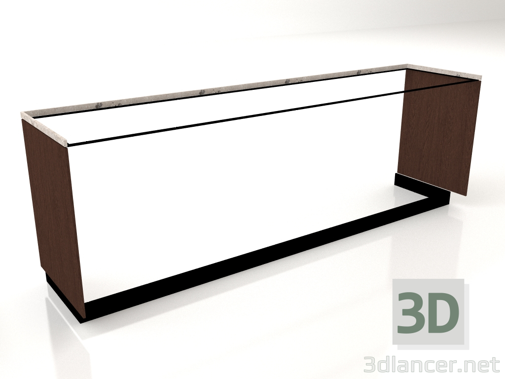 modèle 3D Ilot V2 (mur) sur cadre 60 8 - preview