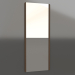 3d model Wall mirror 1800x700 mm (lightened ash walnut) - preview