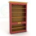 3d model Bookcase Grunge - preview