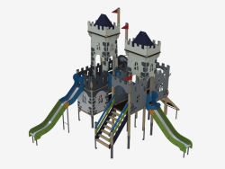 Complexo de Castelo de jogo infantil (5510)
