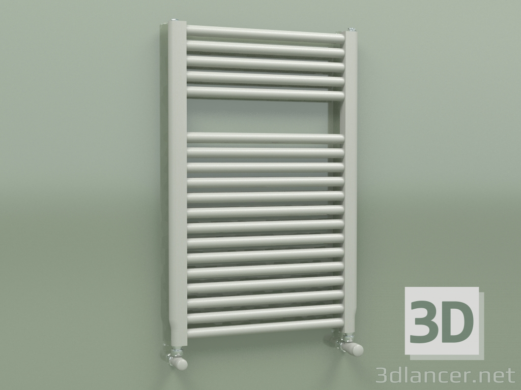 3D modeli Isıtmalı havlu askısı NOVO (764x500, Manhattan gri) - önizleme