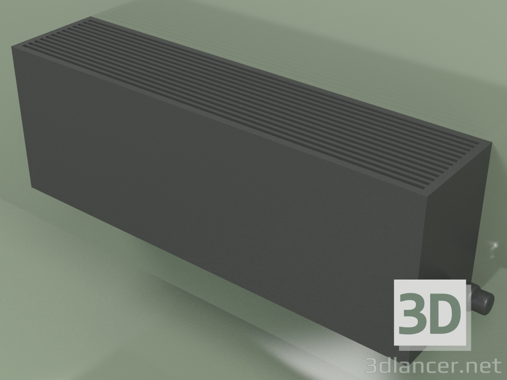 modello 3D Convettore - Aura Slim Basic (350x1000x230, RAL 9005) - anteprima