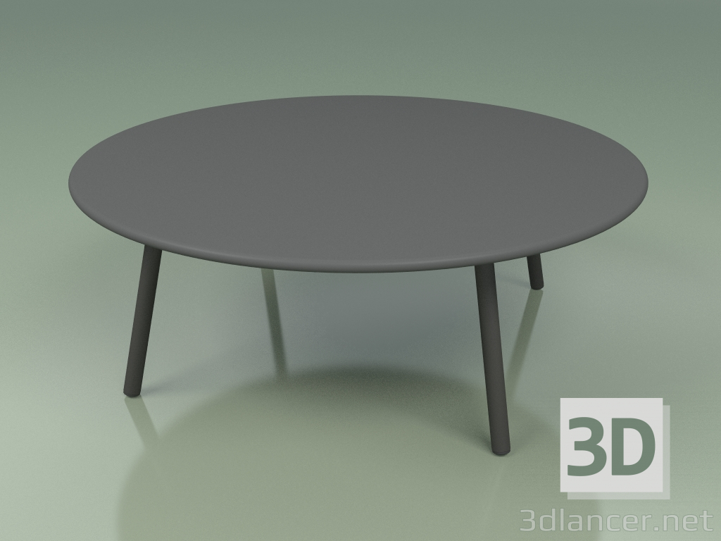 3d model Coffee table 012 (Metal Smoke, HPL Gray) - preview