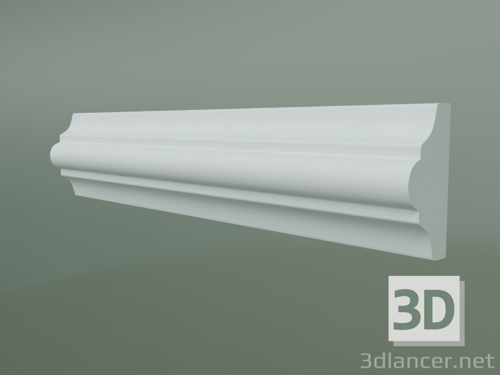 modello 3D Modanatura in gesso MT010 - anteprima
