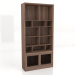 3d model Library cabinet with doors 100x36x210 - preview
