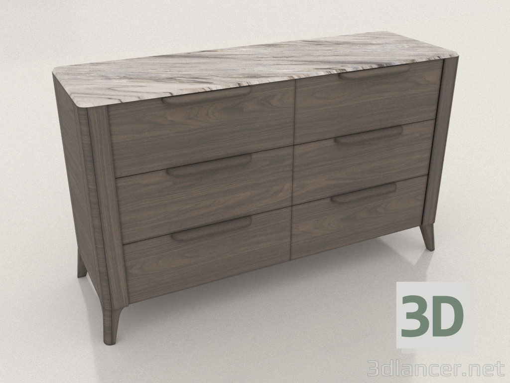 3d model Dresser (Clio) - preview